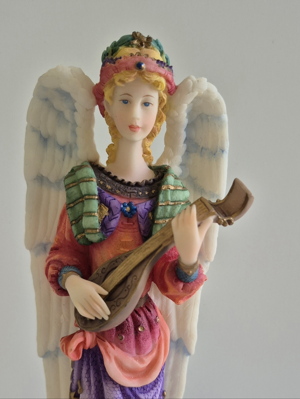 Lenox Angel of Harmony Figurine with Mandolin 1997 - Picture 2 of 15
